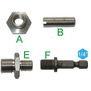 1546GA - ADATTATORI PER MANDRINI - Prod. SCU
