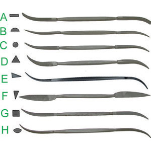 2334 - LIME CURVATE PER METALLI - Prod. SCU
