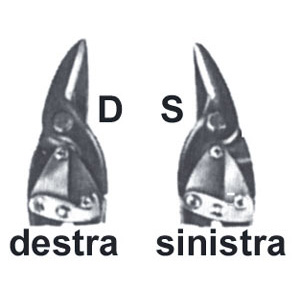 698GS - CESOIE PER LAMIERE A DOPPIA LEVA - Prod. SCU